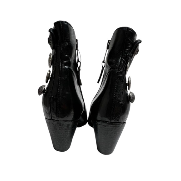 Elena Iachi Italian Leather Women’s Ankle Boots - Picture 3 of 6